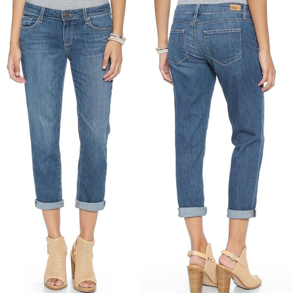 PAIGE Blue Ankle & Cropped Jeans